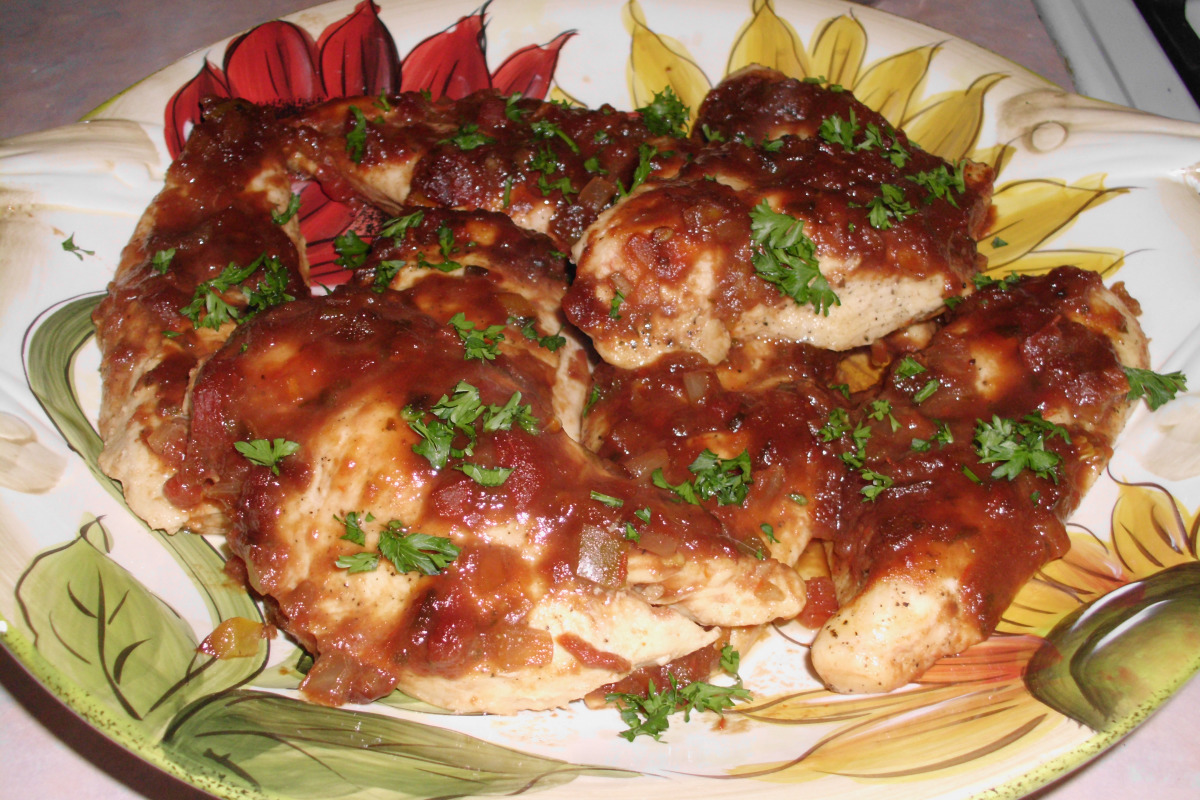 Pan-Seared Chicken Breast with Tomato-Basil Salsa