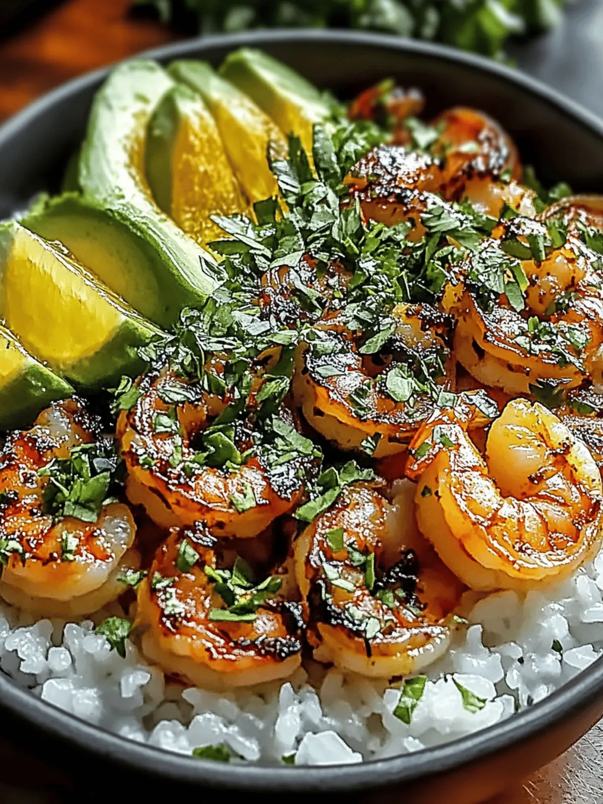 Caribbean-Style Shrimp and Coconut Rice Bowl