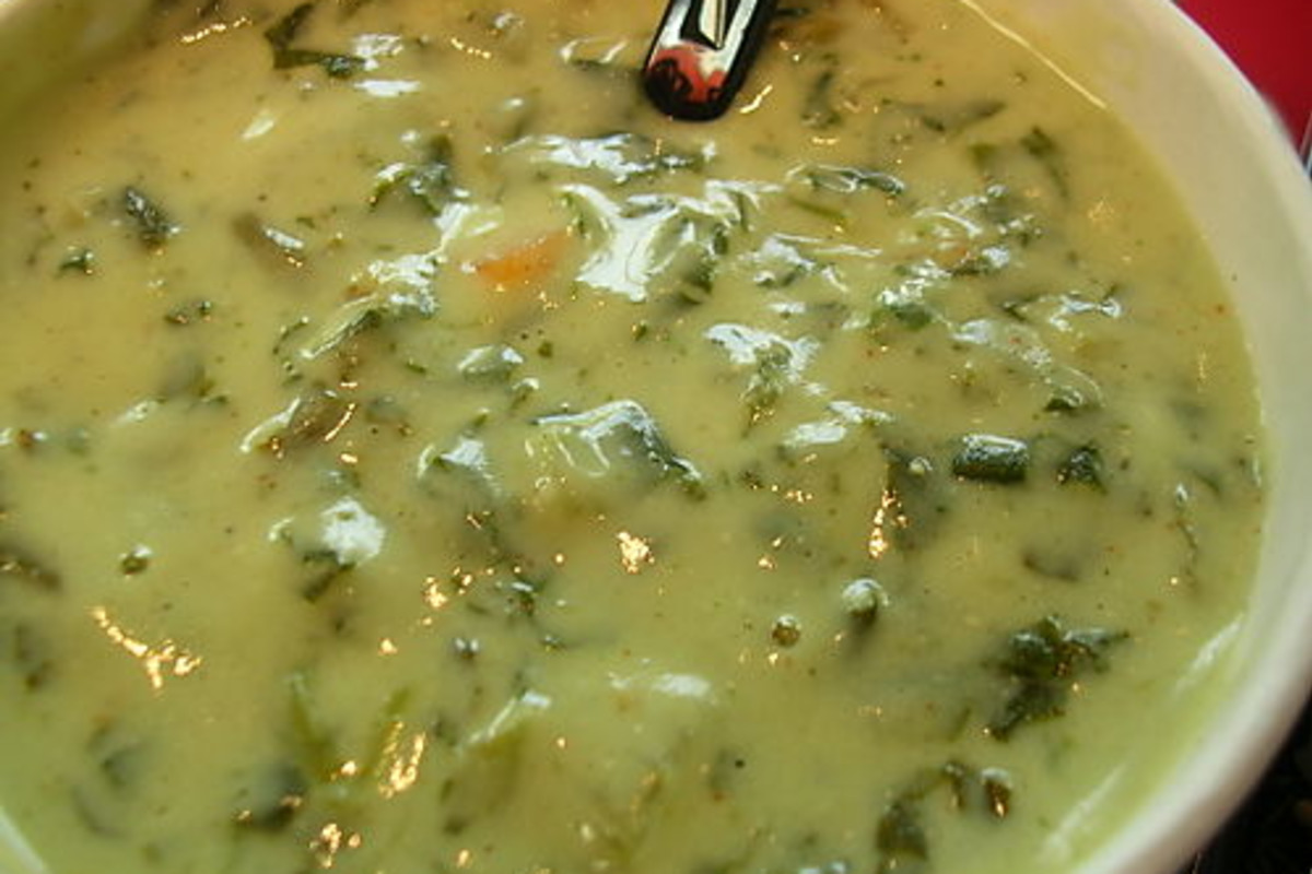 Creamy Spinach and Potato Soup