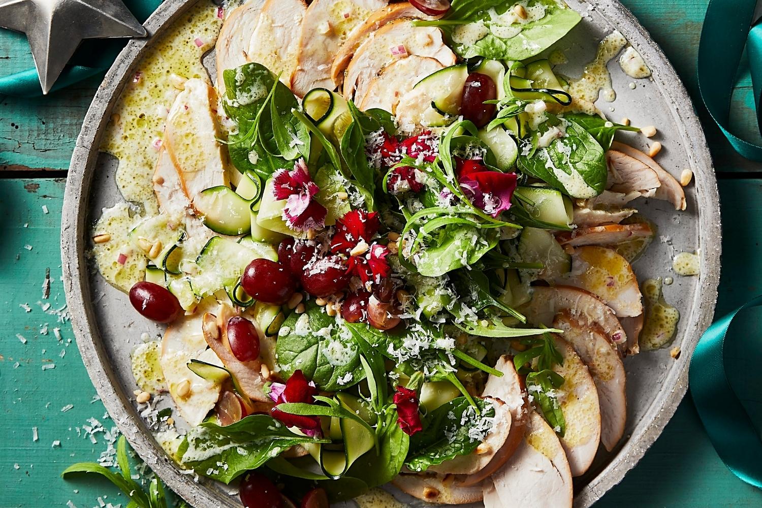 New Braunfels Garden Salad with Smoked Chicken