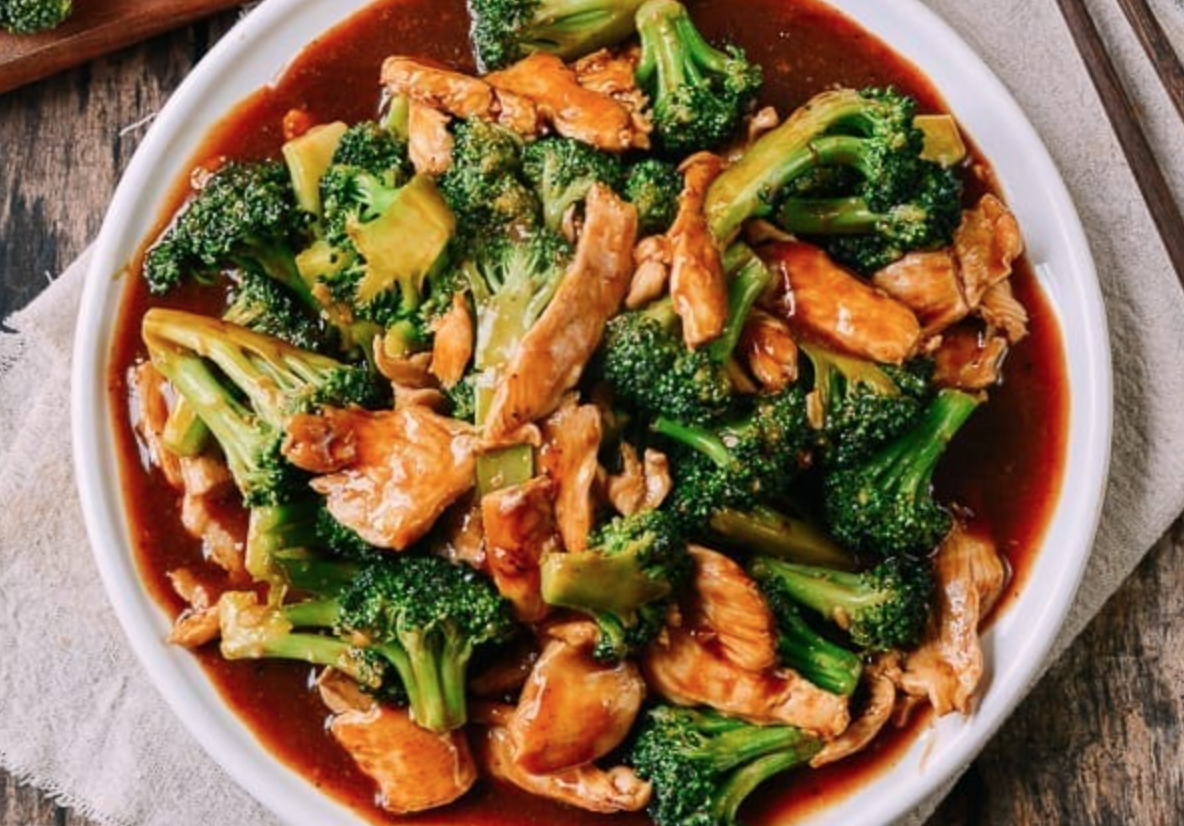 Sautéed Mixed Vegetables with Oyster Sauce and Ginger