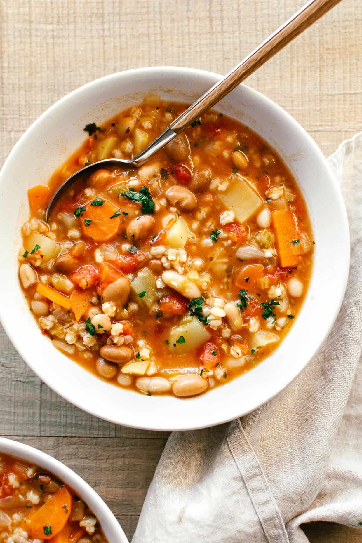 North Shore Bank-Inspired Hearty Vegetable and Barley Soup