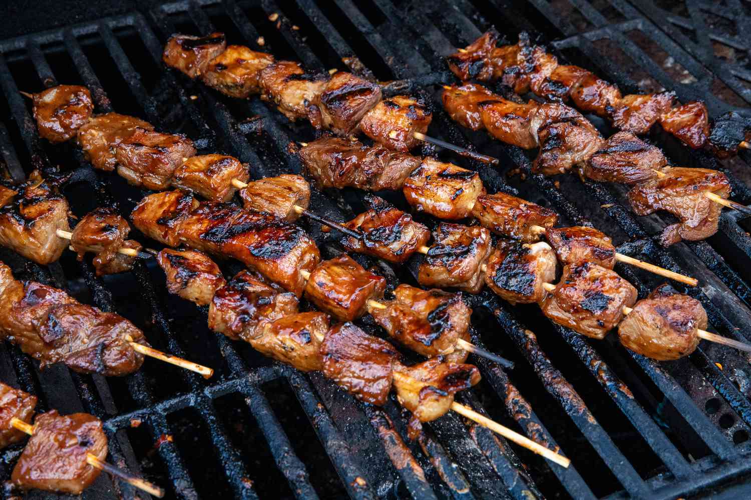 Grilled Citrus-Marinated Pork Skewers with Caribbean Spice