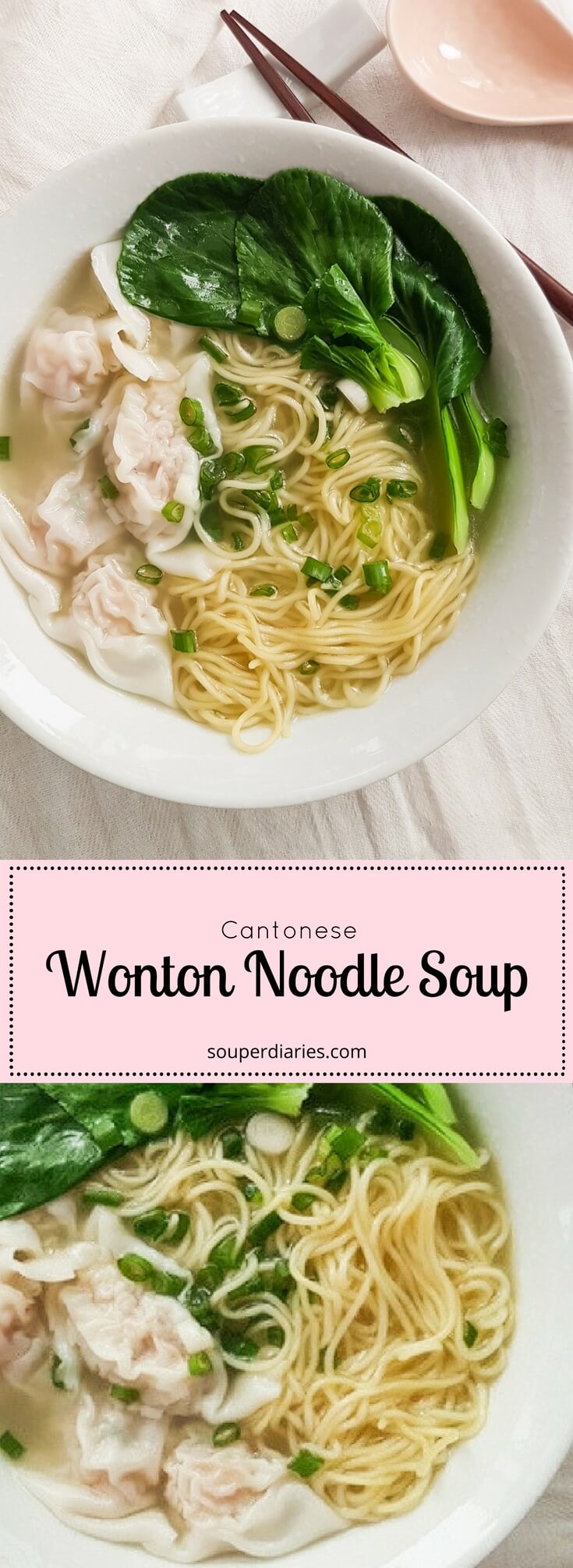 Cantonese Style Wonton Noodle Soup