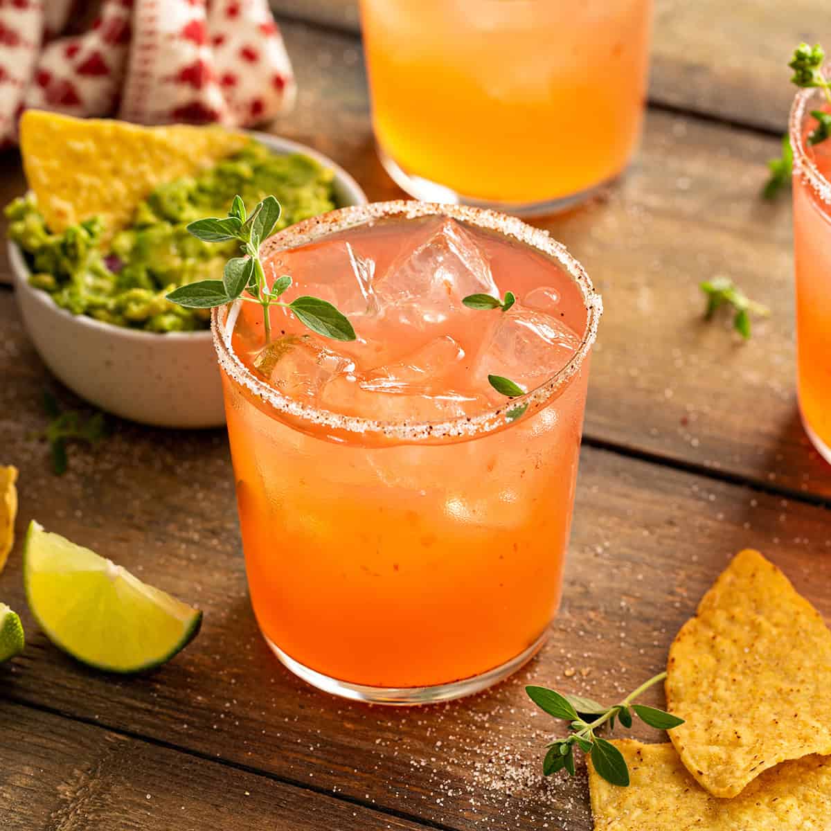 Spicy Chili Lime Tequila Cocktail