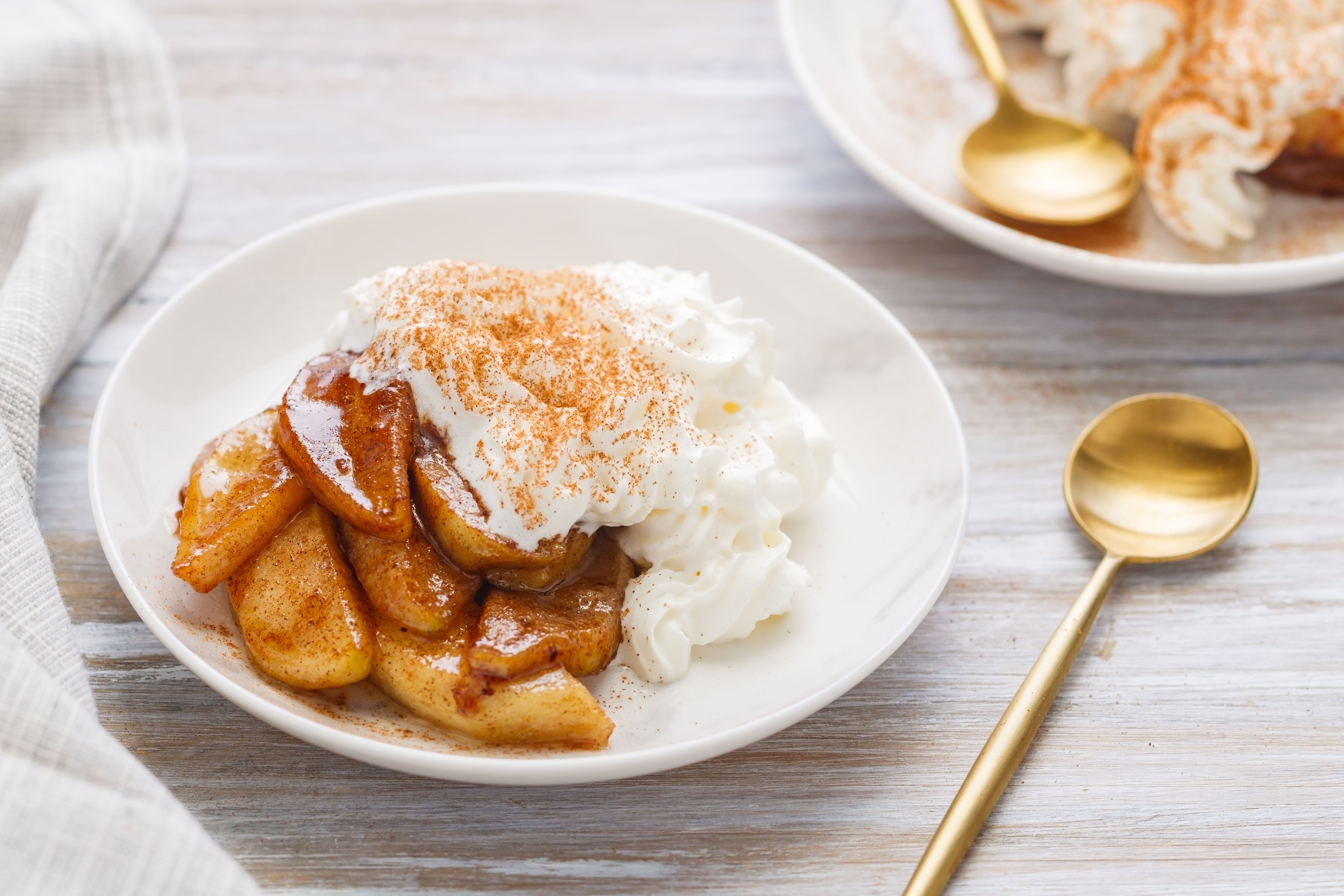 Pan-Fried Cinnamon Apple Pockets with Cream Cheese