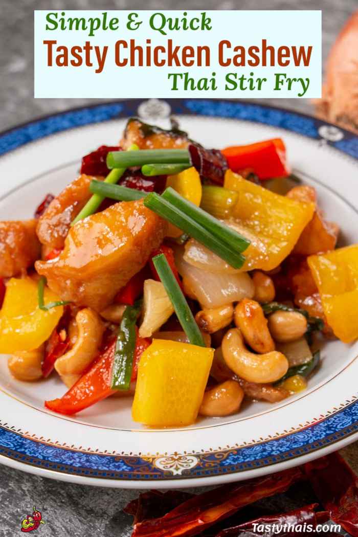 Stir-Fried Chicken with Cashews and Tamarind Glaze