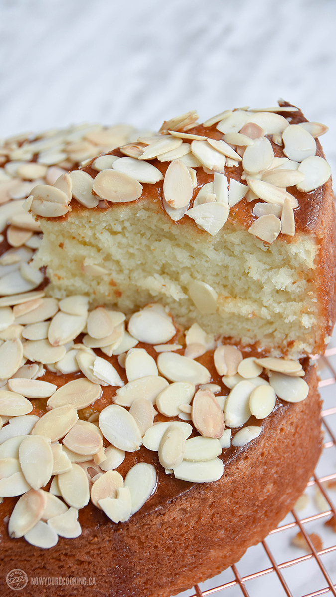 Cardamom-Spiced Almond Cake with Orange Blossom Syrup