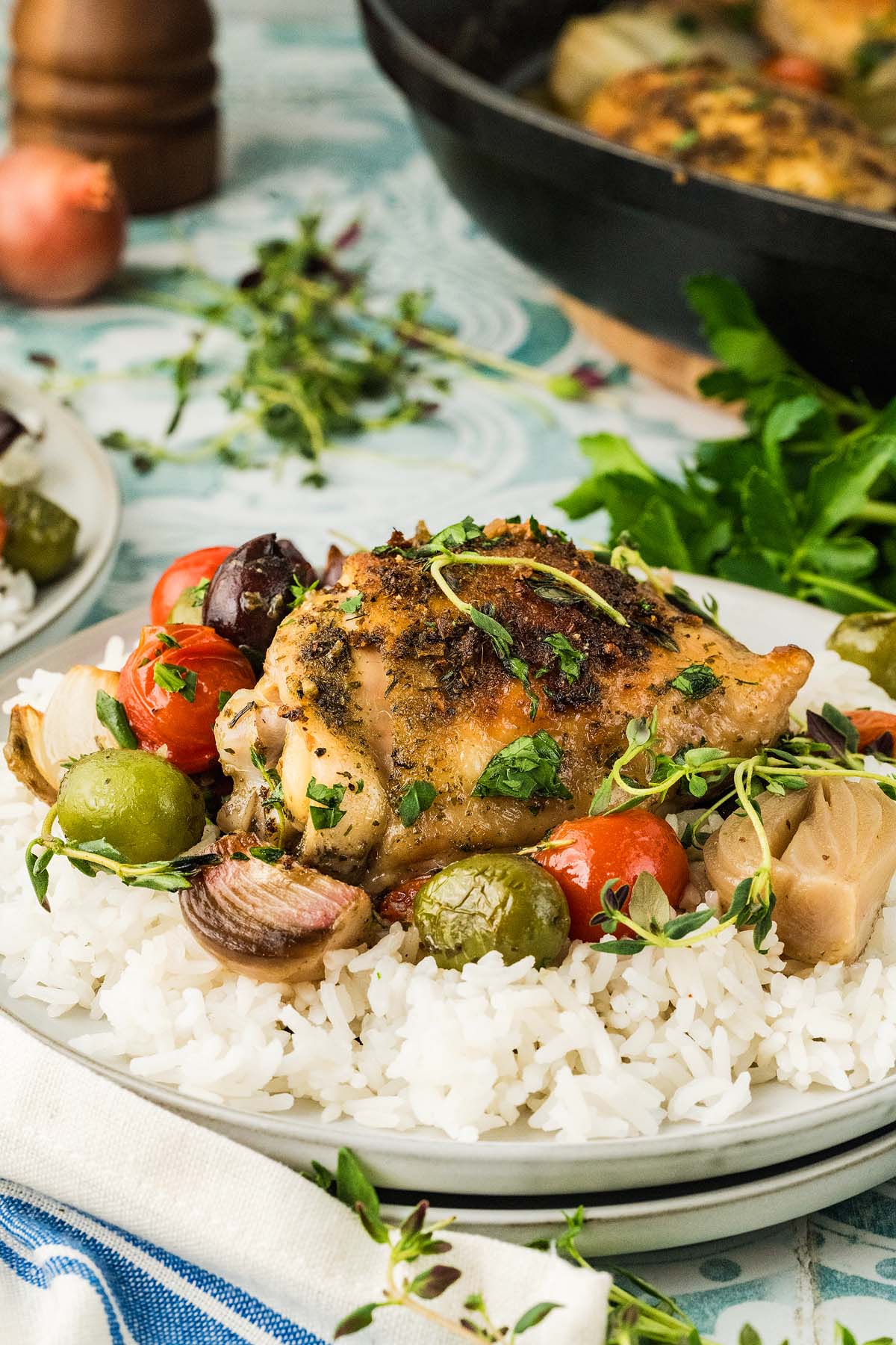 Sautéed Chicken Provençal with Garlic and Herbs