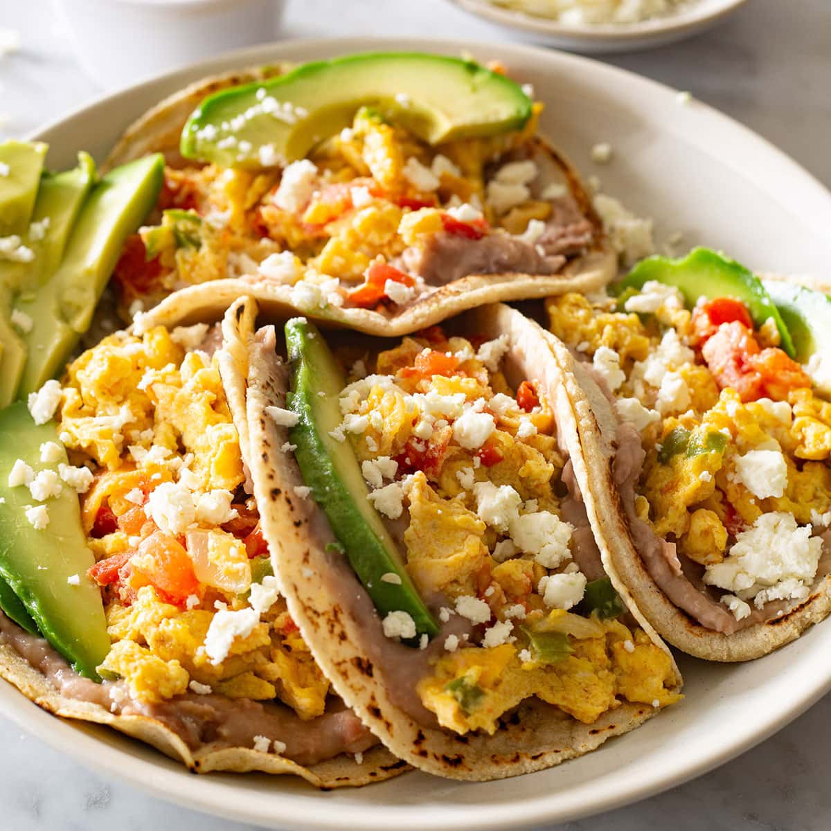 Sonoran Sunrise Breakfast Tacos with Scrambled Eggs and Roasted Chiles