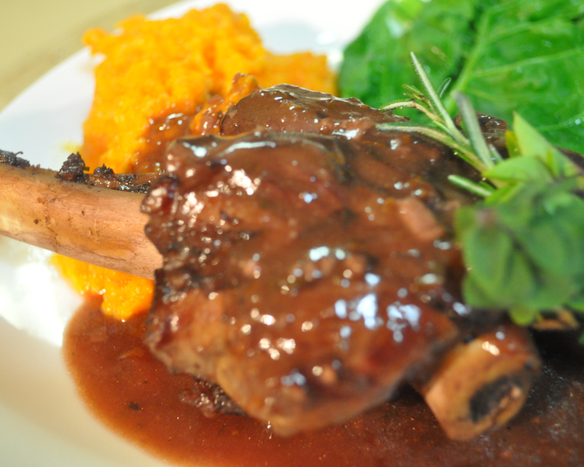 Baked Herb-Infused Lamb Shanks with Passover Spices
