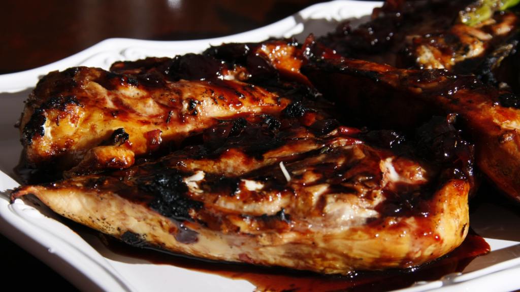 Aperol-Balsamic Glazed Chicken Breasts