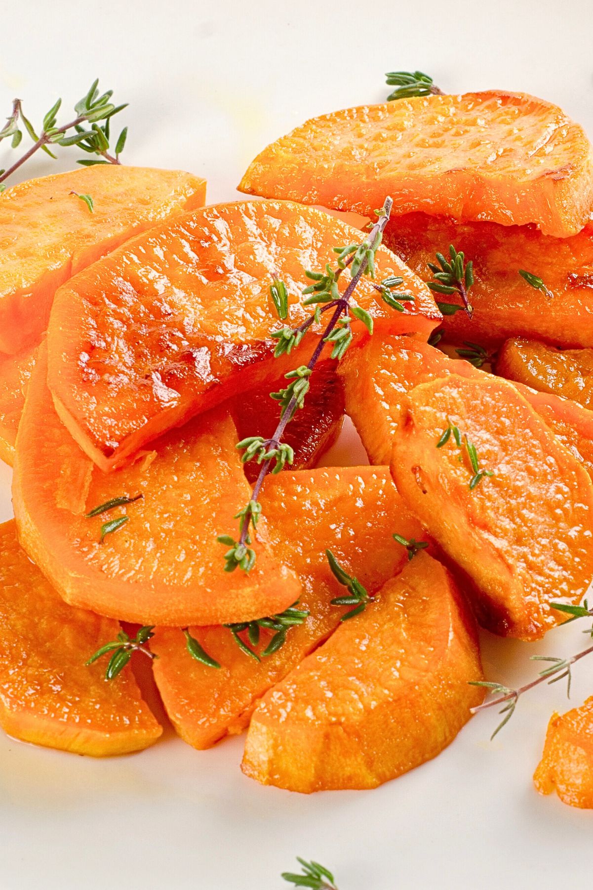 Aperol-Roasted Sweet Potato Wedges with Thyme