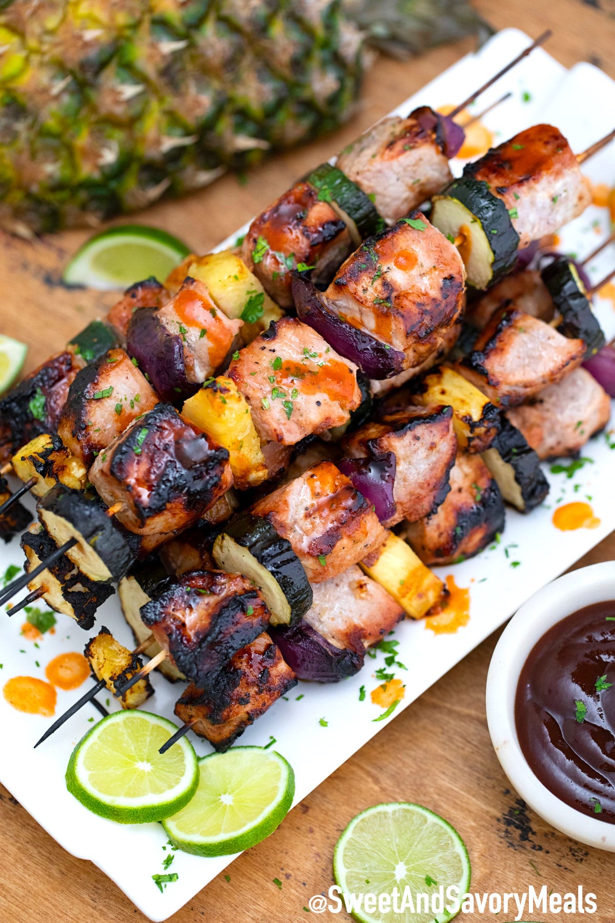 Brazilian-Style Grilled Pork Skewers with Citrus Marinade