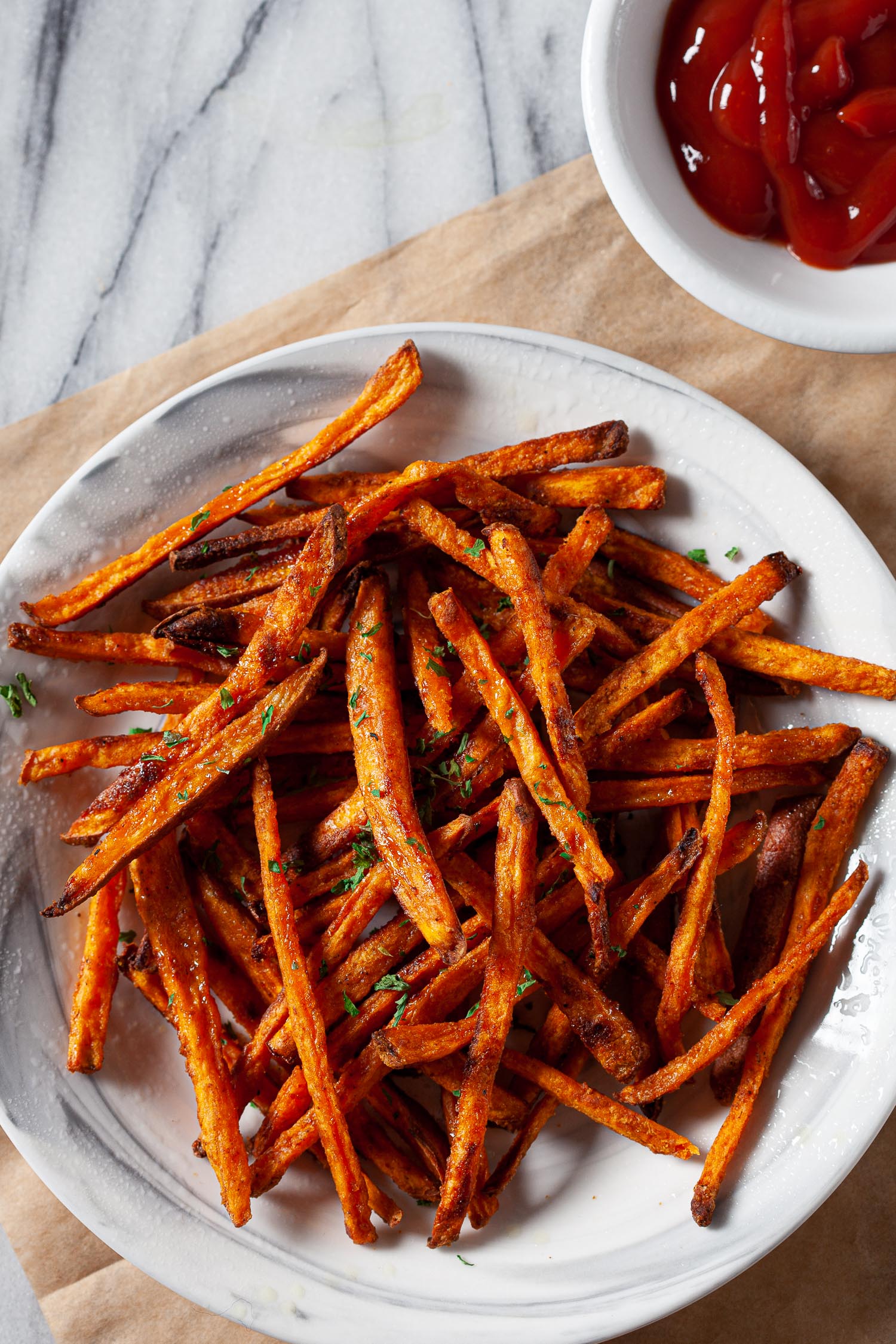 Popular Crispy Sweet Potato Fries with Paprika
