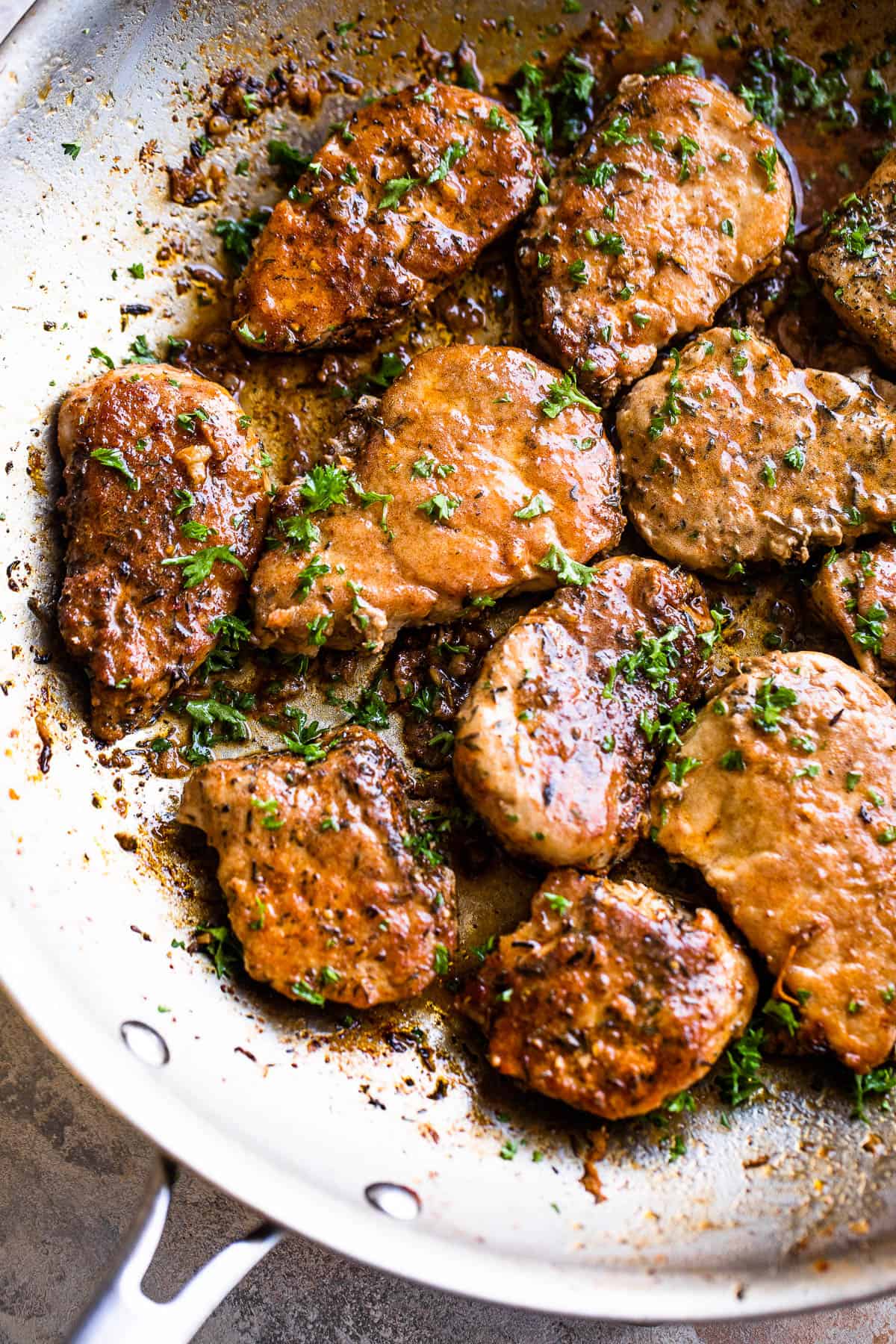 Pan-Seared Pork Medallions with Spiced Mexican Red Sauce