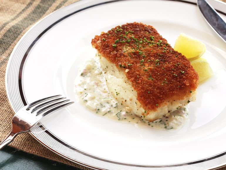 Pan-Seared Fish with Mustard Seed and Curry Leaf Tempering