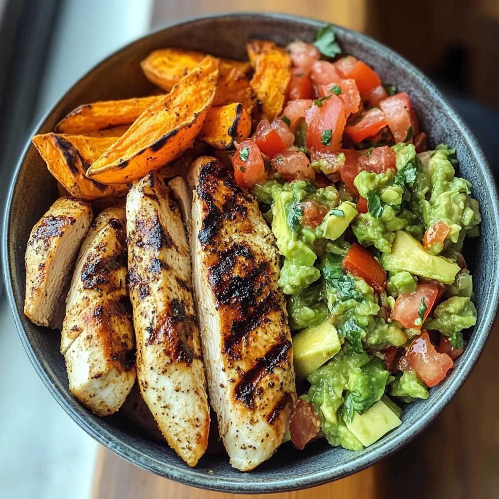 Satiating Power Bowl with Avocado & Sweet Potato
