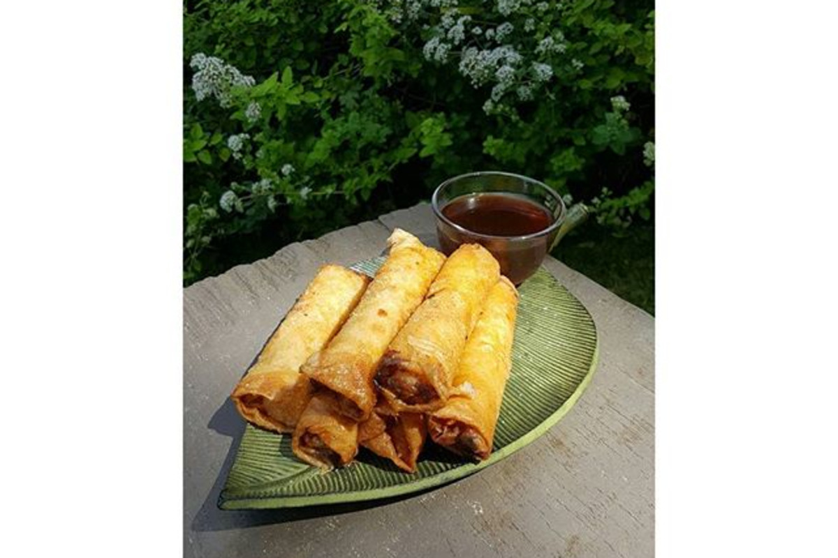 Pan-Fried Lumpia Rolls with Savory Pork and Vegetables