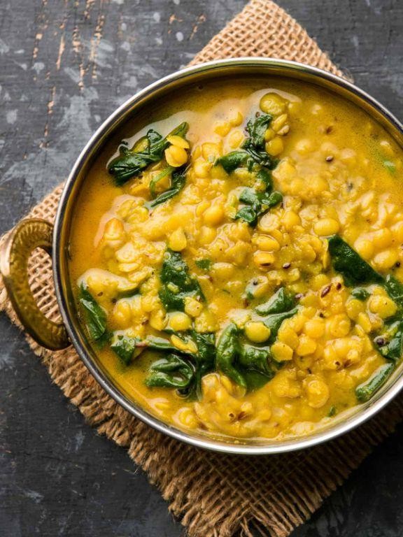High-Spiced Indian Lentil and Spinach Curry