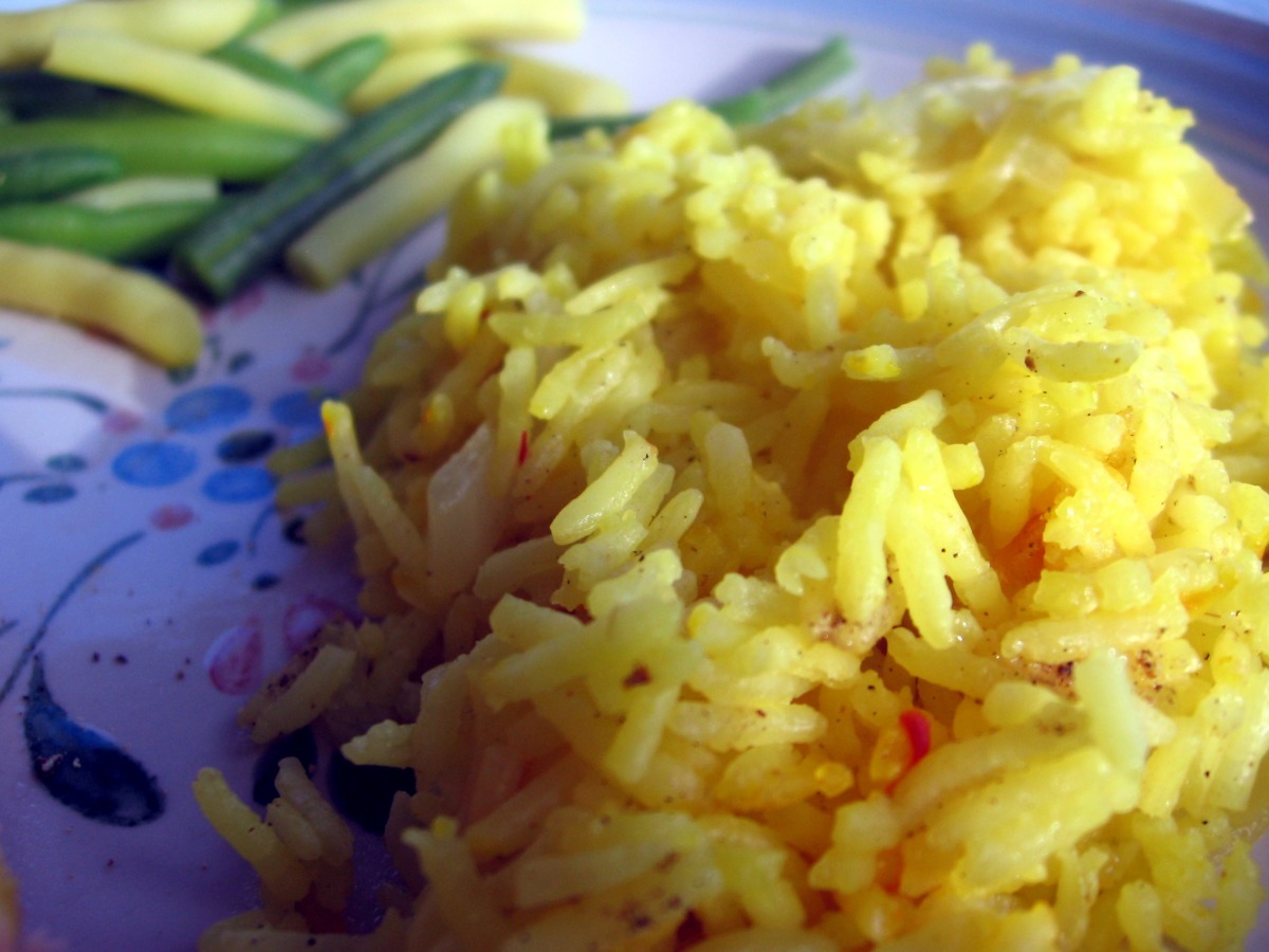 Sunbeam Saffron Rice with Lemon Zest