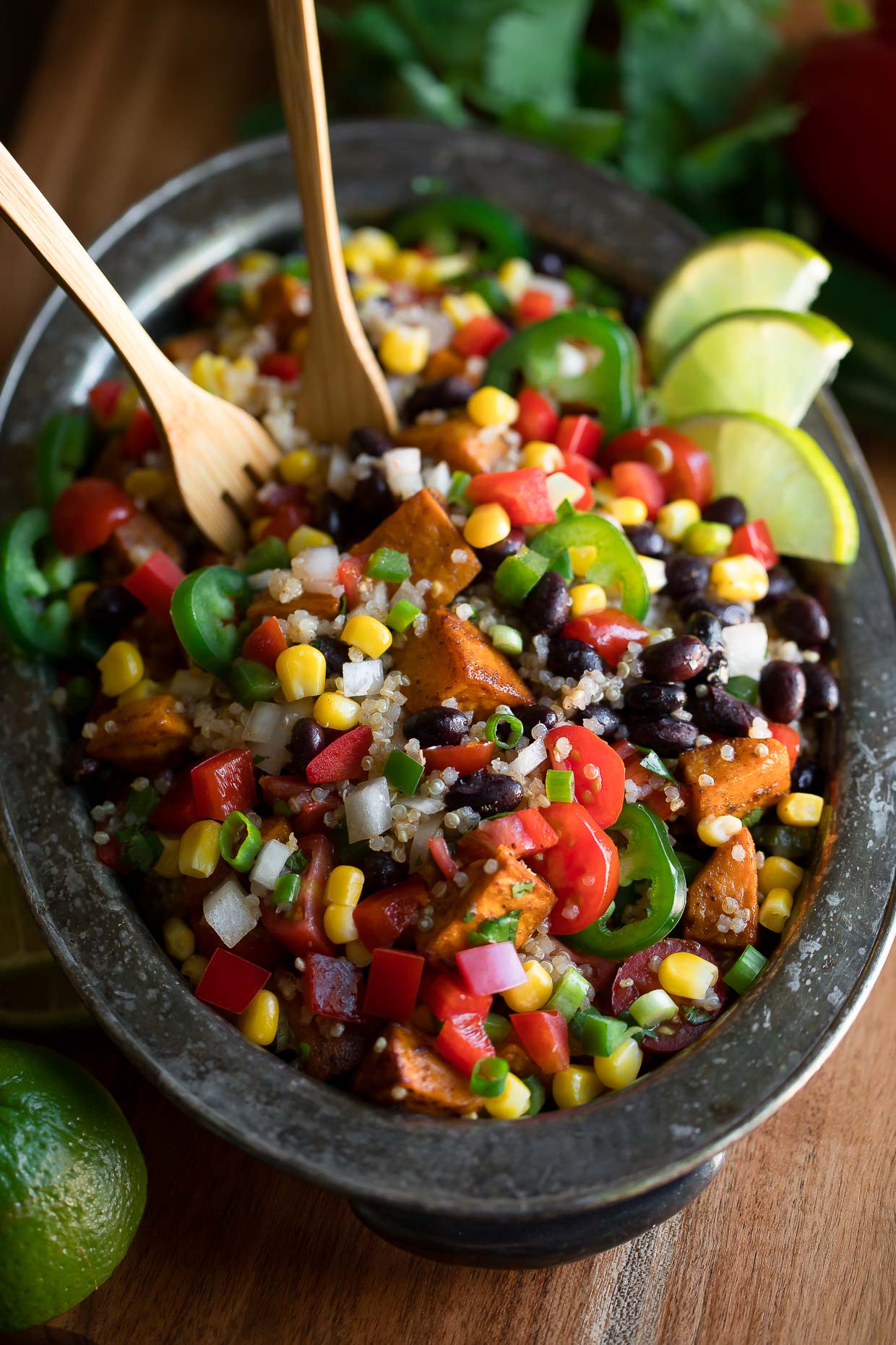 Hidden Veggie Mexican Black Bean and Quinoa Bowl