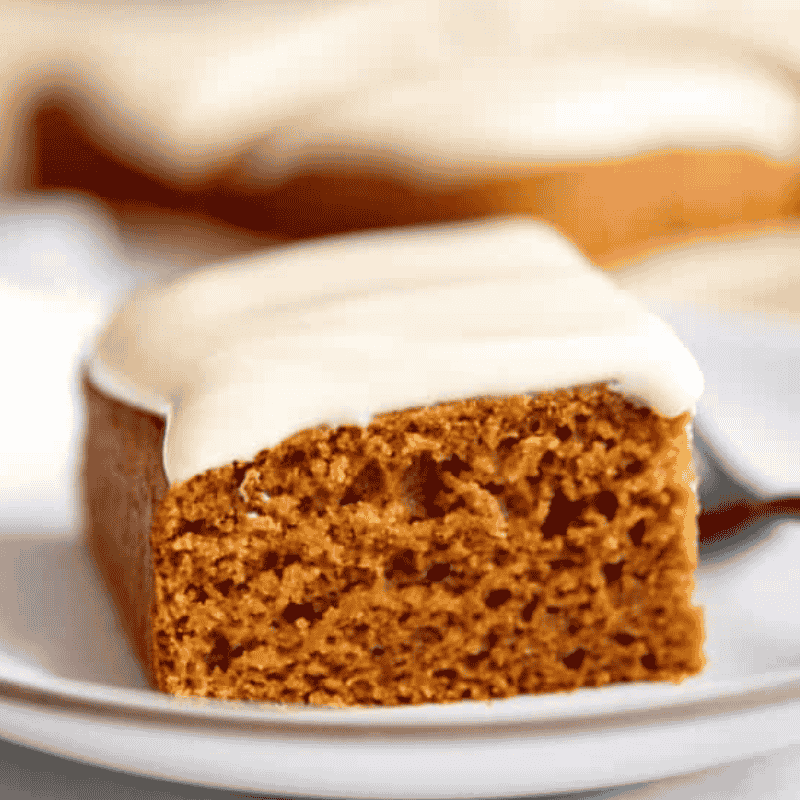 Rum-Soaked Peaches with Spiced Ginger Cake