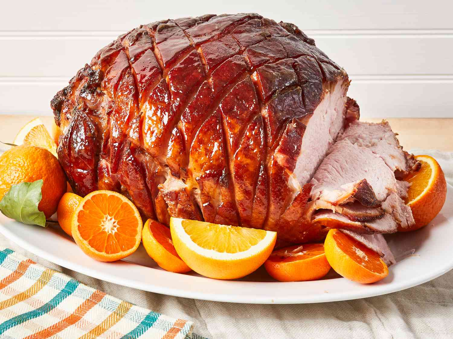 Honey-Glazed Ham with Clove and Orange Zest for Easter Dinner