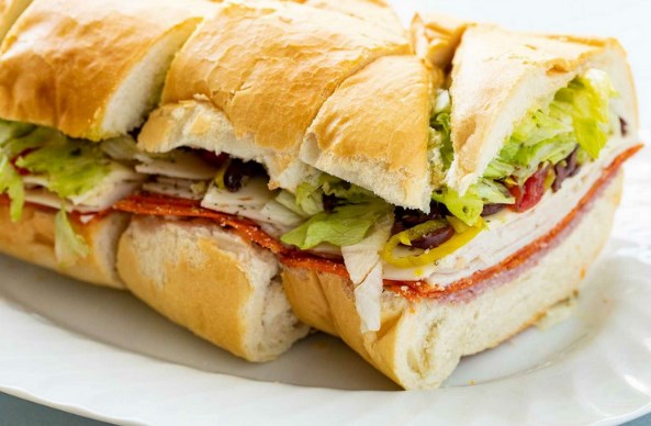 East Coast Italian Sub with Genoa Salami and Provolone