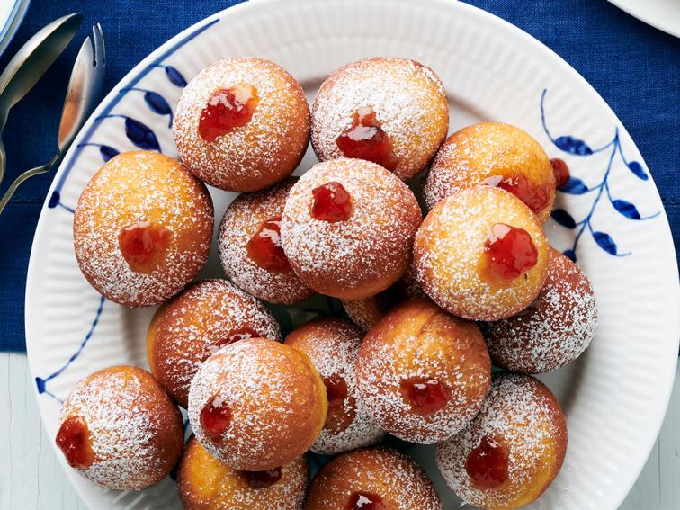 Honey-Glazed Sufganiyot with Orange Zest