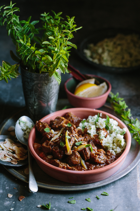 Central Spiced Lamb Tagine with Preserved Lemon