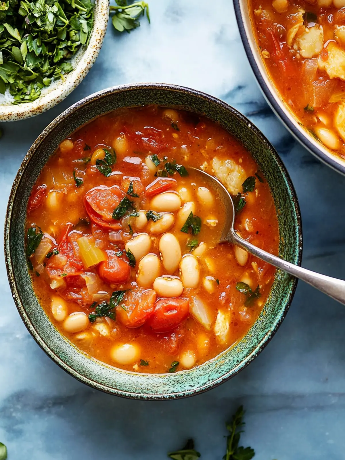 One-Pot Rustic Tomato and White Bean Stew