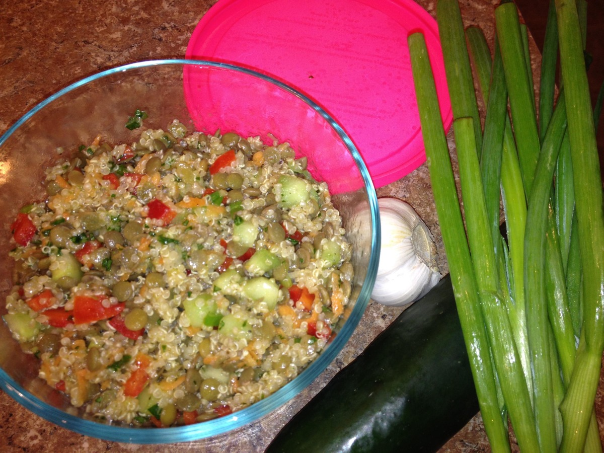 Octonary Spiced Lentil and Quinoa Salad