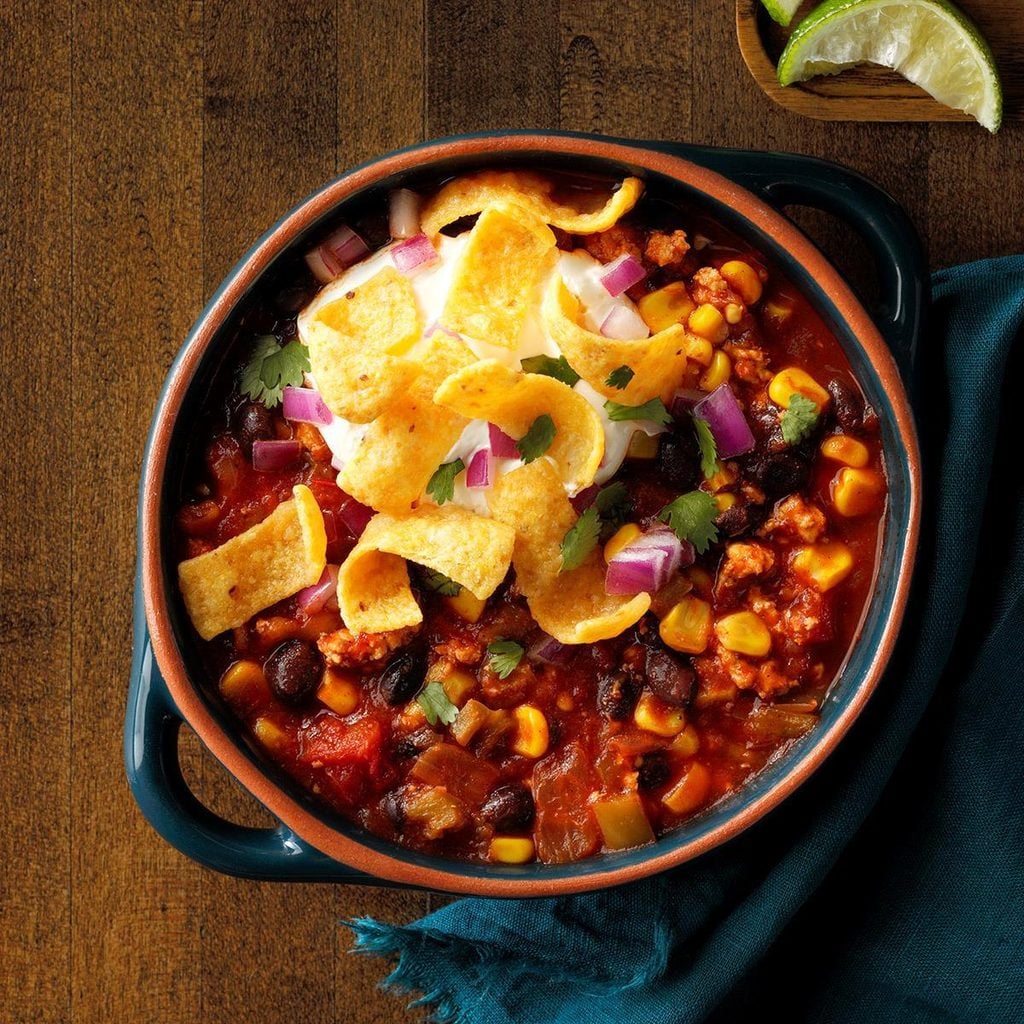 Sweet Corn and Black Bean Chili