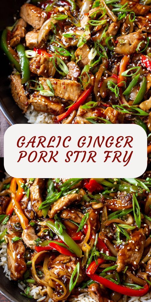 Northern Spice Pork Stir Fry with Garlic and Ginger