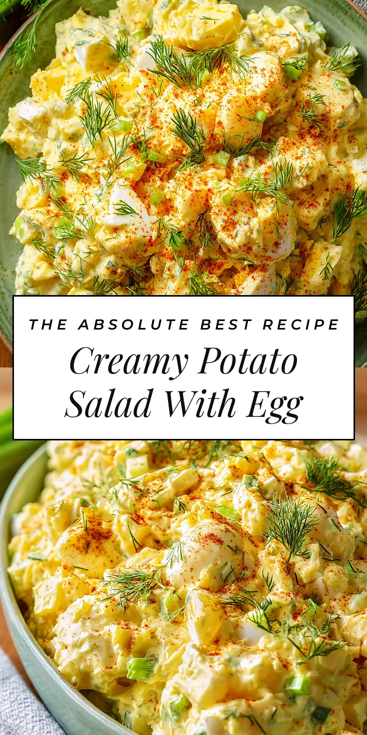 Deli-Style Potato Salad with Hard-Boiled Eggs and Mustard Dressing