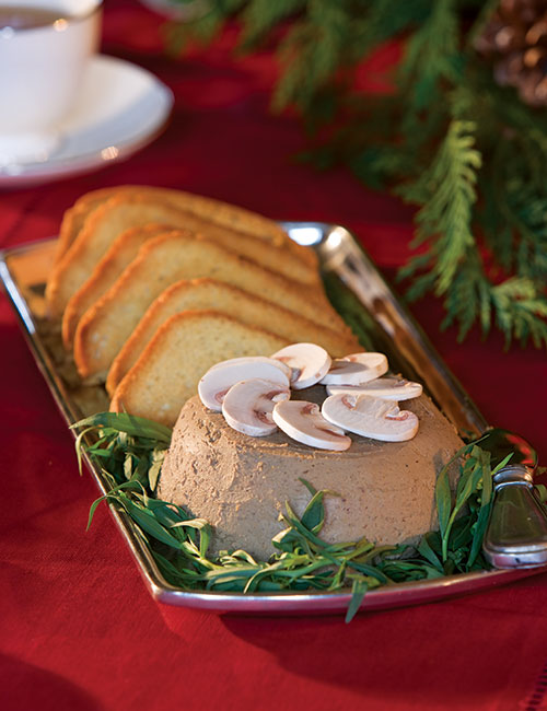 Liver & Mushroom Pâté with Rosemary Toast