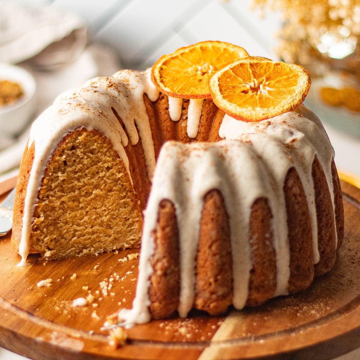 Brazilian Orange Bundt Cake with Cinnamon and Clove