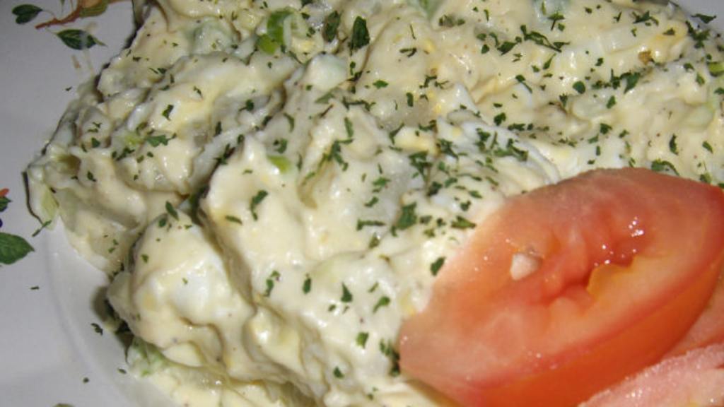 Deli-Style Potato Salad with Mustard and Hard-Boiled Eggs