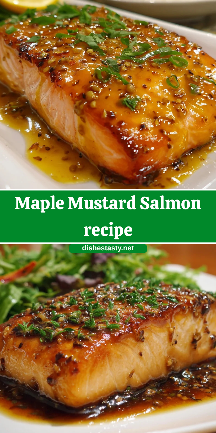 Seared Scottish Salmon with Whisky and Mustard Glaze