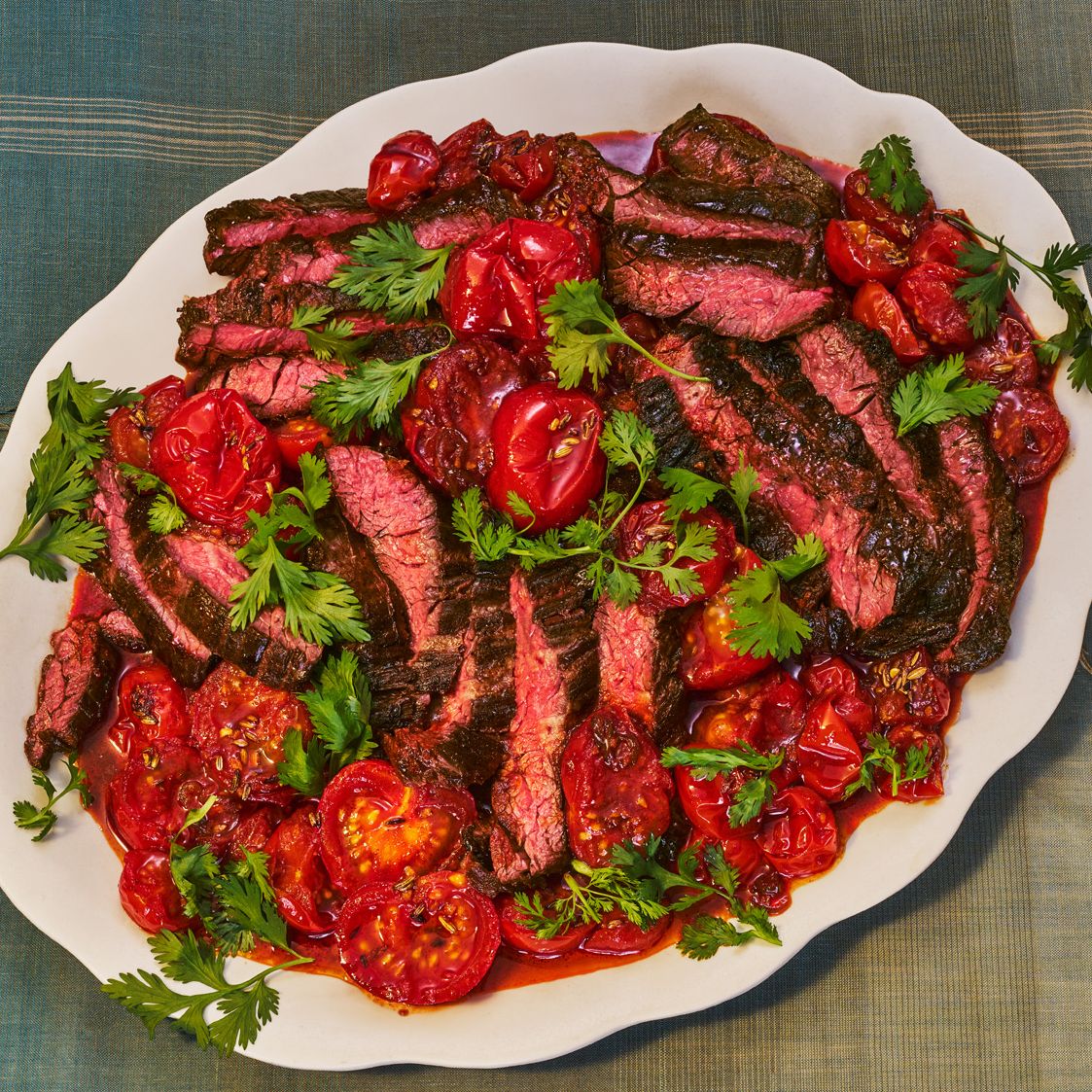 Sheet Pan Kangaroo Steak with Bush Tomato Chutney