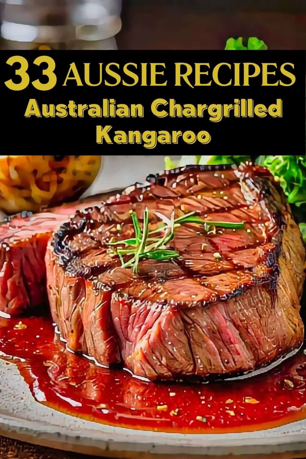 Grilled Kangaroo Steak with Wattleseed Pepper Rub