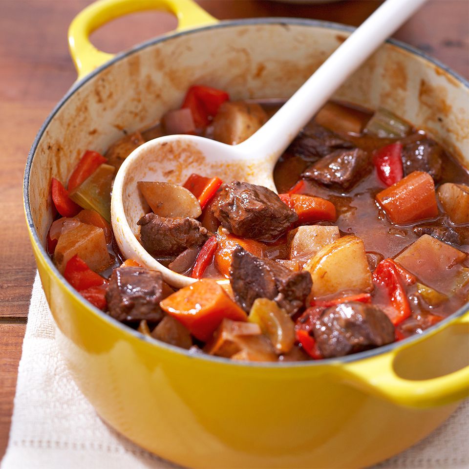 Brass Section Spiced Beef and Roasted Pepper Stew