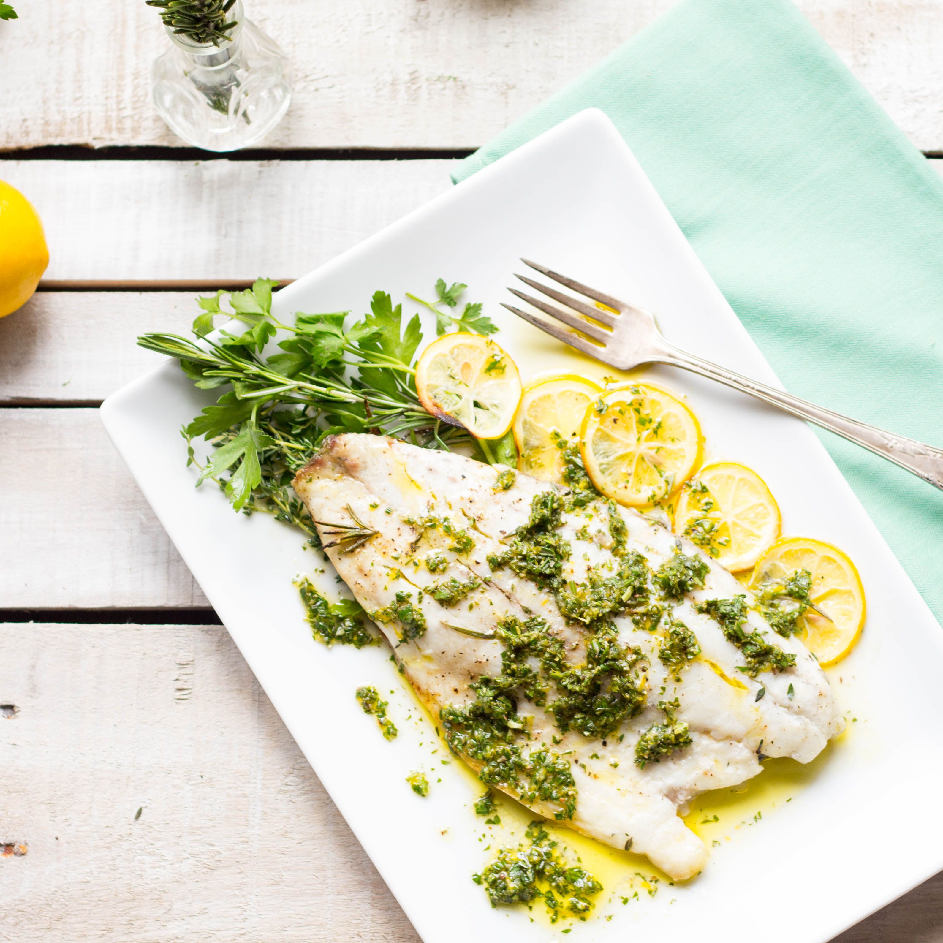 Tasmanian Pepperberry Barramundi with Lemon and Finger Lime
