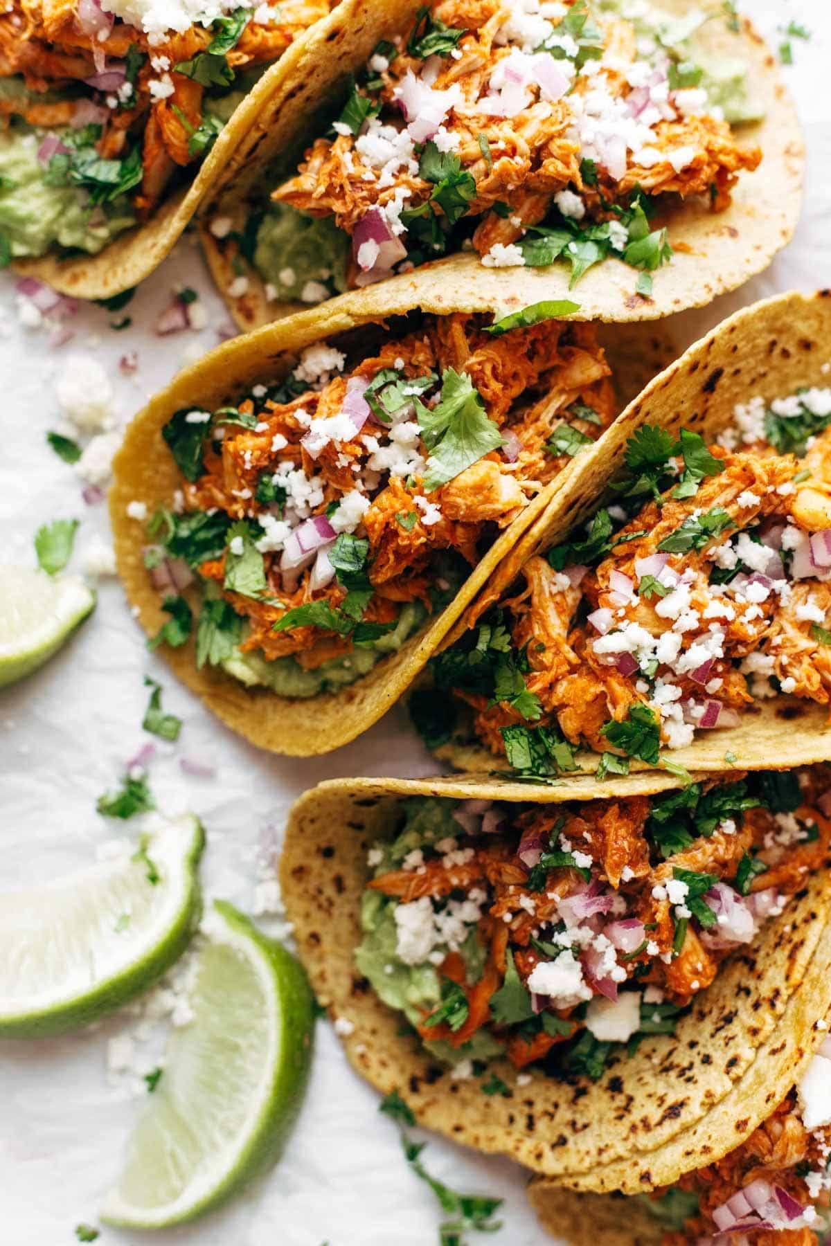 Mexican Chicken Tinga Tacos