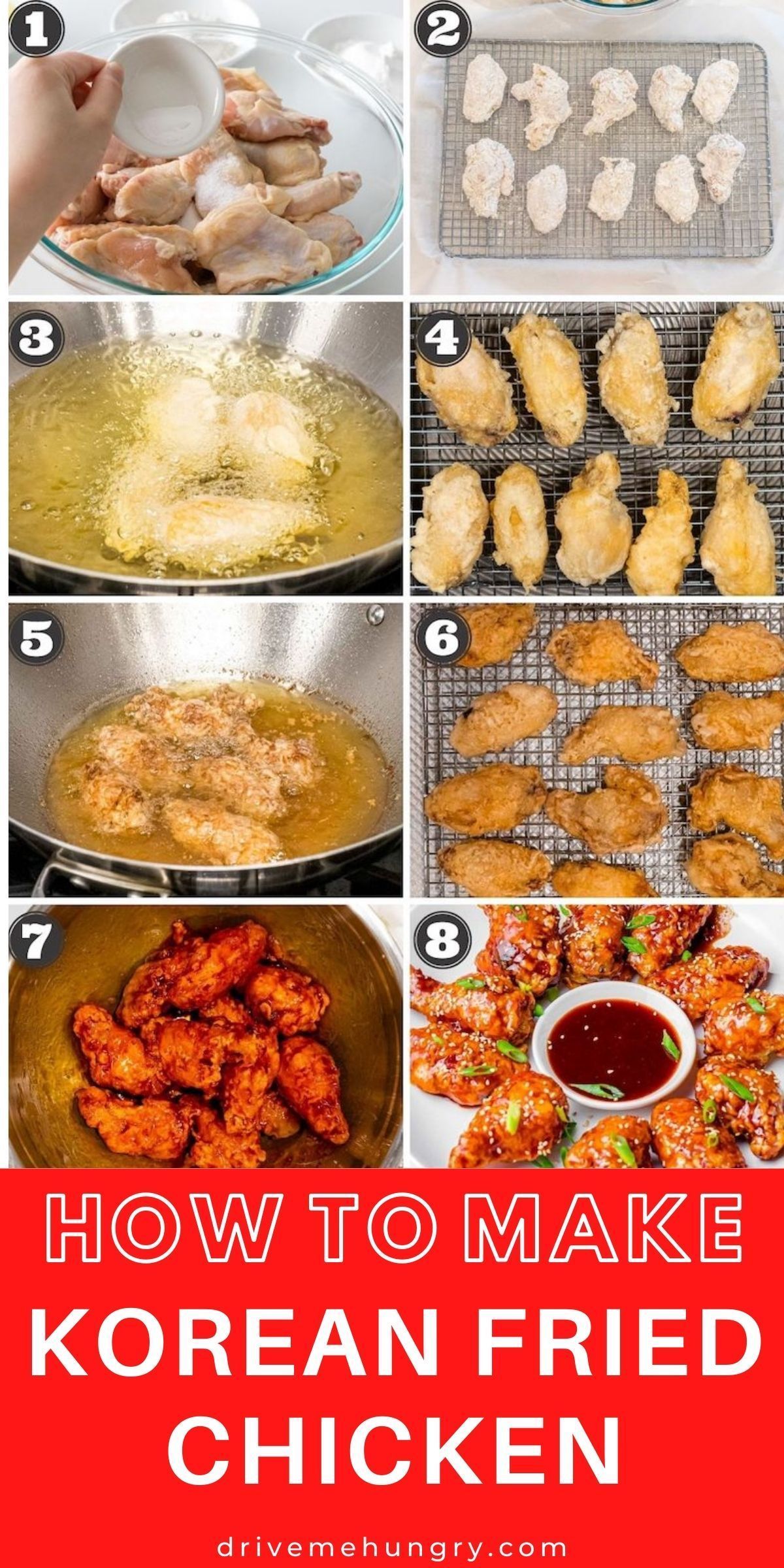 Double-Fried Korean Chicken Wings with Soy Garlic Glaze