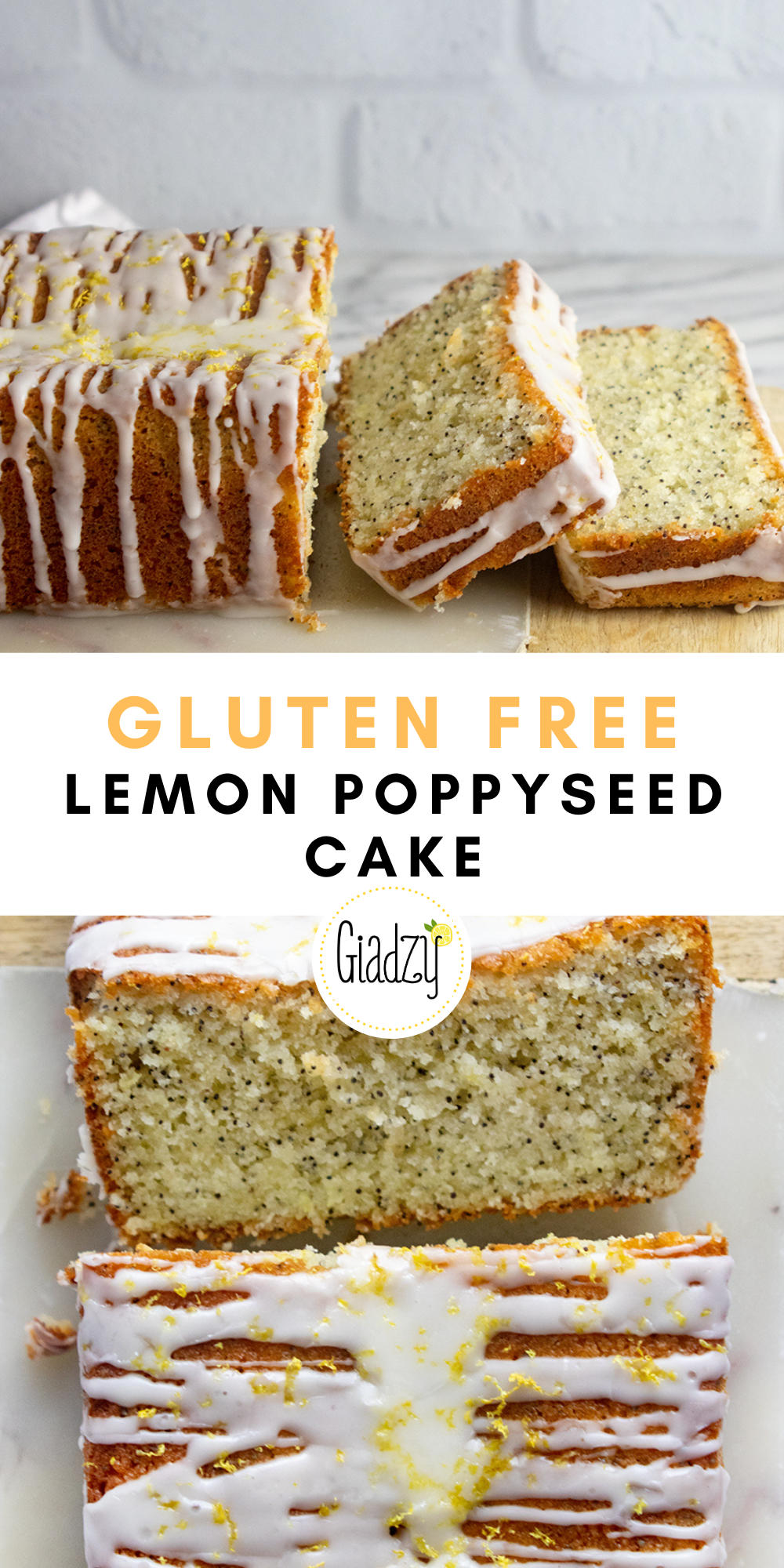 Gluten-Free Lemon Poppy Seed Cake