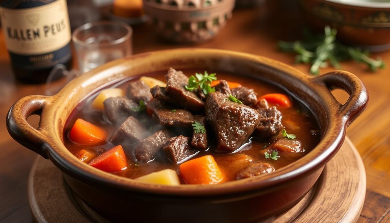 Traditional British Beef and Ale Stew