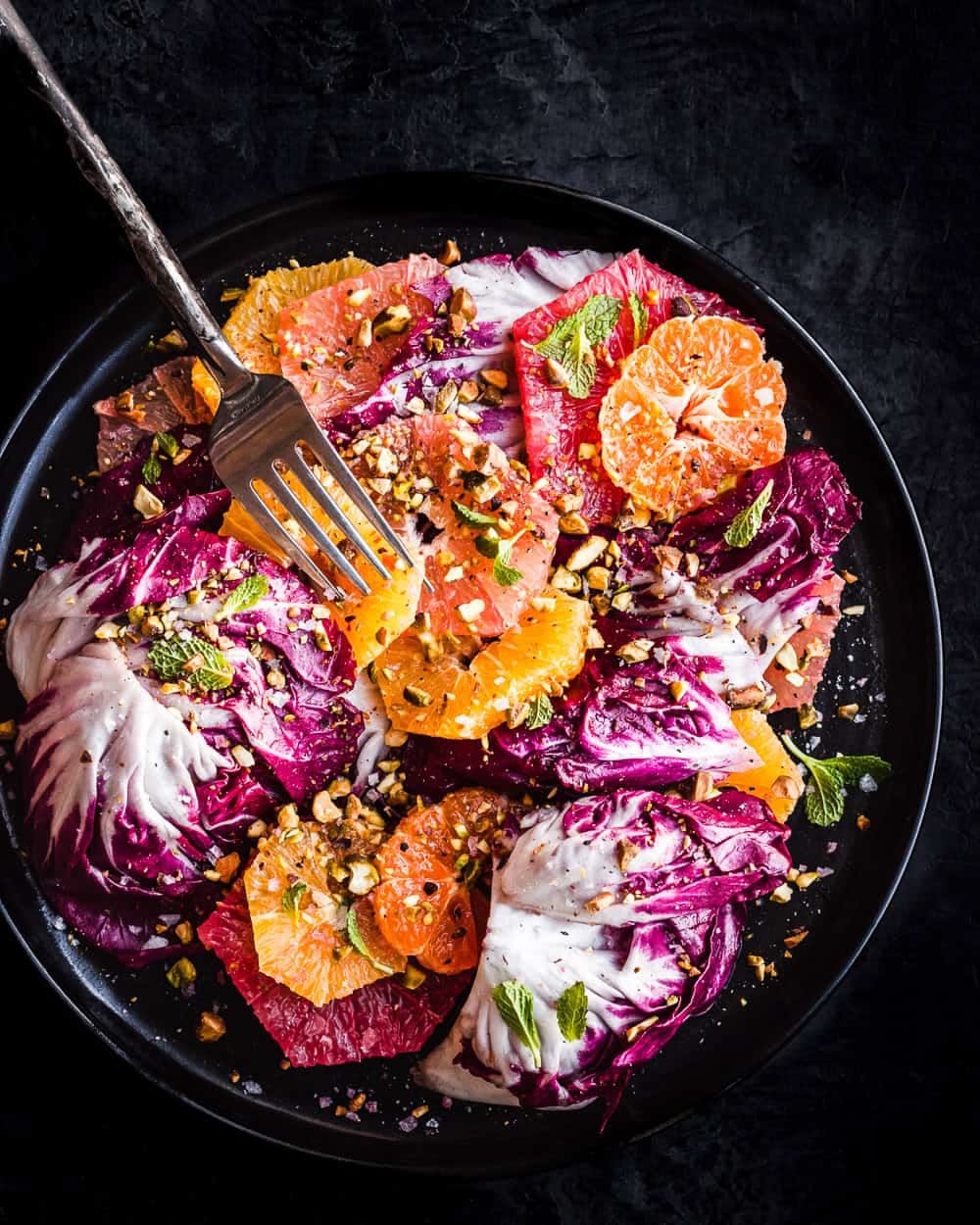 Seared Radicchio Salad with Bitter Orange Vinaigrette