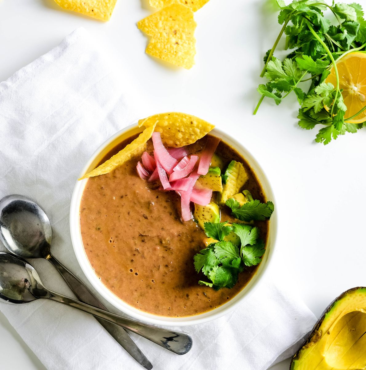 Sofrito-Infused Black Bean Soup